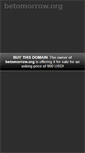 Mobile Screenshot of betomorrow.org